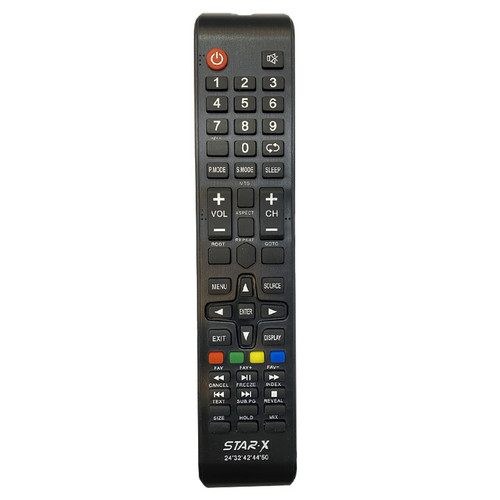 ریموت کنترل تلویزیون استار ایکس مدل 1078