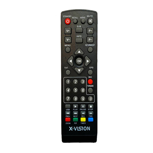 ریموت کنترل گیرنده دیجیتال ایکس ویژن مدل 373