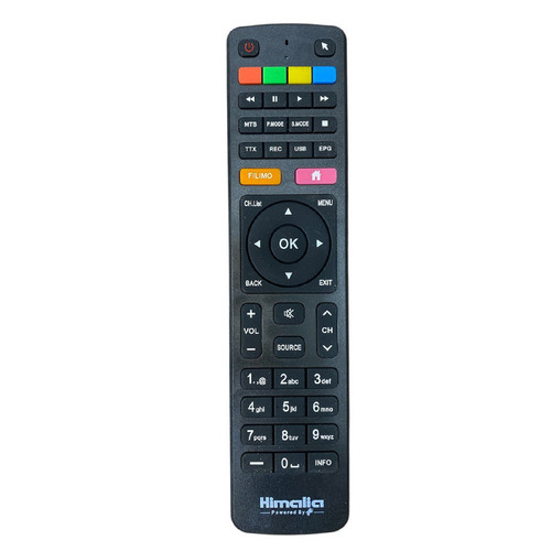 ریموت کنترل تلویزیون هیمالیا مدل H-HOME