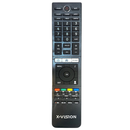ریموت کنترل تلویزیون ایکس ویژن مدل دوچشم HOME