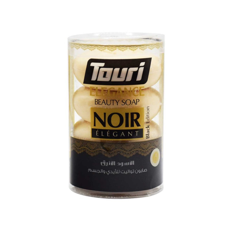 صابون شستشو مرطوب‌کننده بدن توری مدل NOIR مناسب برای پوست معمولی وزن 100 گرم بسته 4 عددی - کالای اصلی موجود