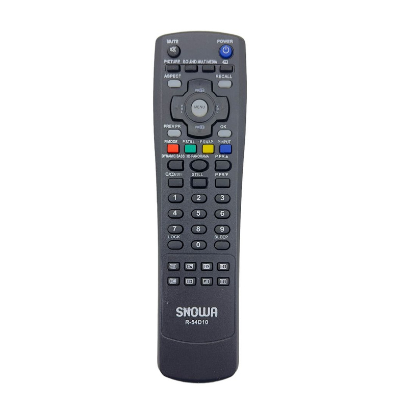 ریموت کنترل تلویزیون اسنوا مدل ak89762456